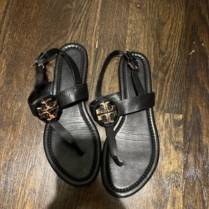 Tory Burch 7.5 used black flats